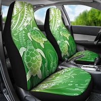 Polynesia Sea Turtle Car Seat Cover Happy Valentine Day Polynesian - Green LT14 - Polynesian Pride