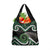Koru Pounamu Aotearoa Grocery Bag Maori Paua Shell Mix Silver Fern