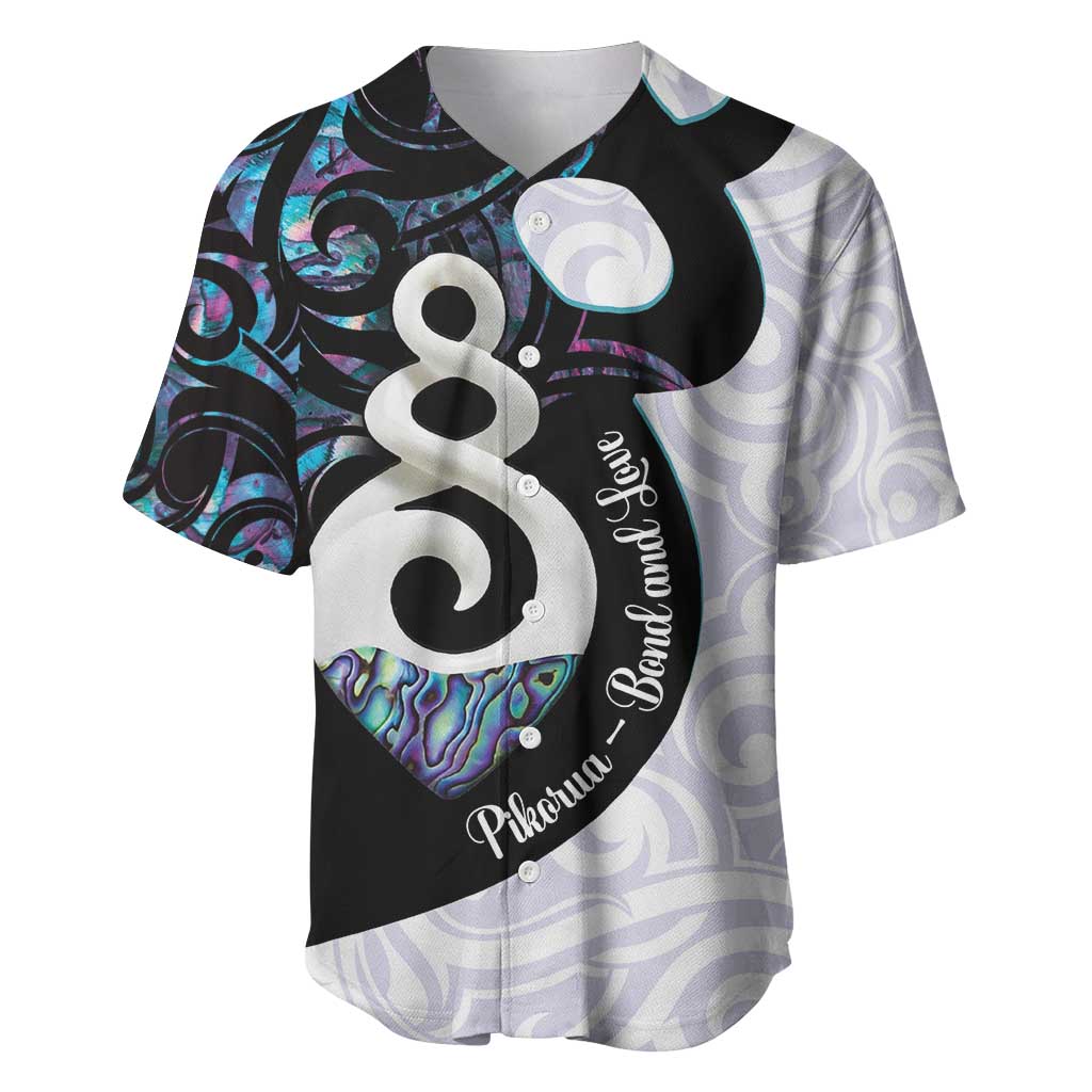 Aotearoa Pikorua Baseball Jersey NZ Twist - Bond And Love LT14 White - Polynesian Pride