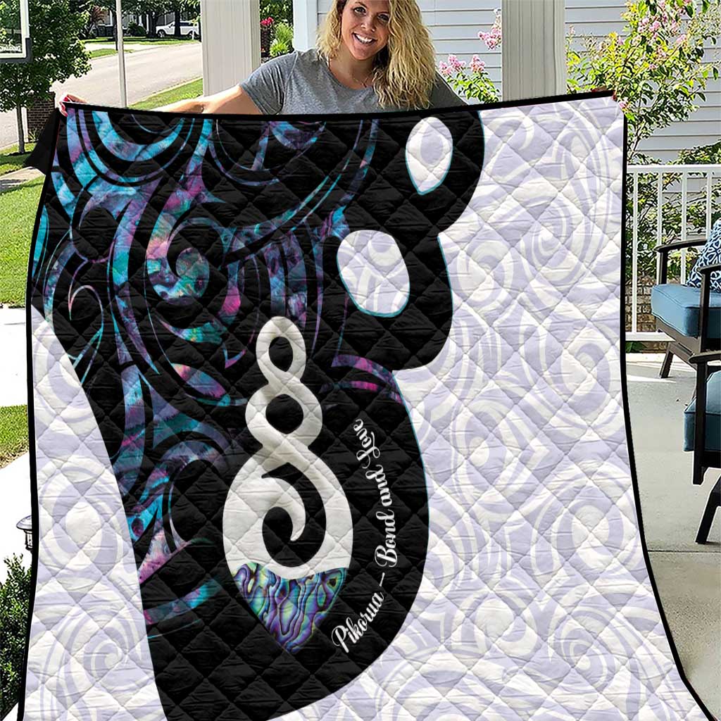 Aotearoa Pikorua Quilt NZ Twist - Bond And Love LT14 White - Polynesian Pride