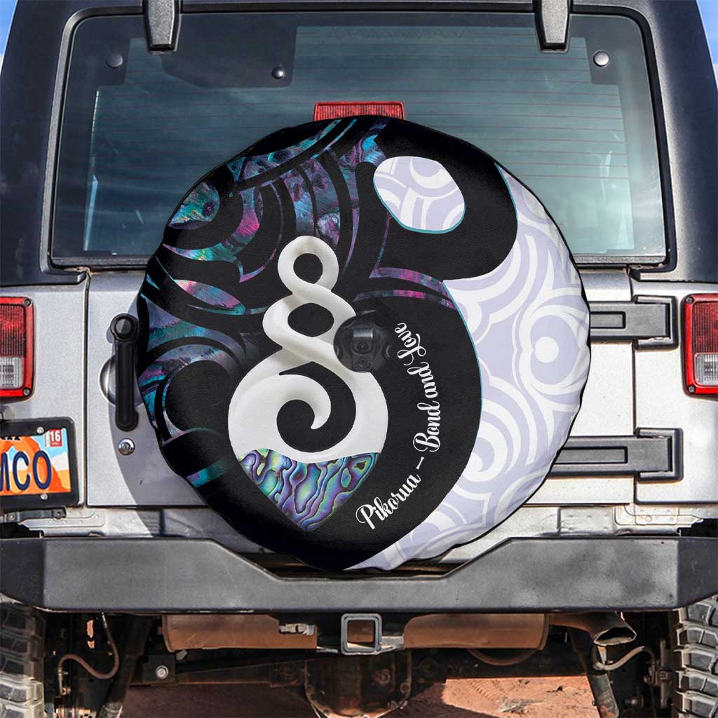 Aotearoa Pikorua Spare Tire Cover NZ Twist - Bond And Love LT14 White - Polynesian Pride