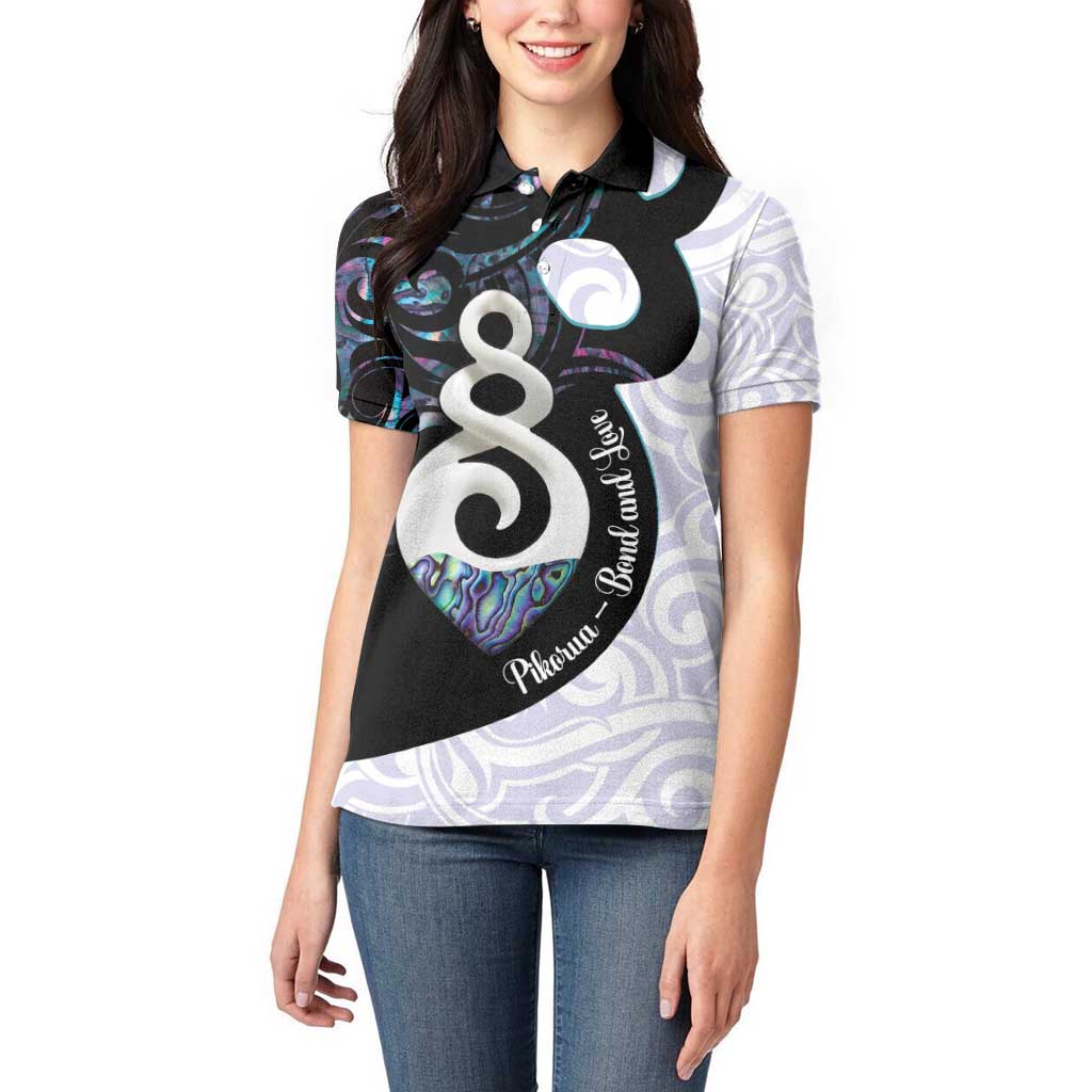 Aotearoa Pikorua Women Polo Shirt NZ Twist - Bond And Love