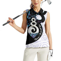 Aotearoa Pikorua Women Sleeveless Polo Shirt NZ Twist - Bond And Love LT14 - Polynesian Pride