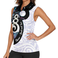Aotearoa Pikorua Women Sleeveless Polo Shirt NZ Twist - Bond And Love LT14 - Polynesian Pride