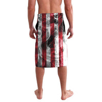 United States Guam Lavalava USA Eagle Guahan Seal Bougainvillea LT14 - Polynesian Pride
