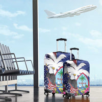 United States Guam Luggage Cover USA Eagle Guahan Seal Bougainvillea LT14 - Polynesian Pride