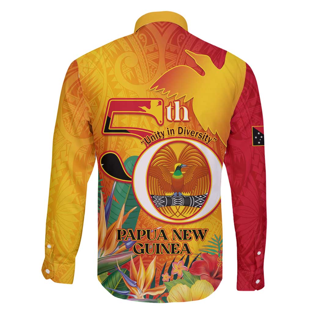 Papua New Guinea Independence Day Family Matching Tank Maxi Dress and Hawaiian Shirt 50th Anniversary Unity in Diversity