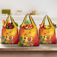 Papua New Guinea Independence Day Grocery Bag 50th Anniversary Unity in Diversity