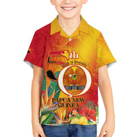 Papua New Guinea Independence Day Hawaiian Shirt 50th Anniversary Unity in Diversity