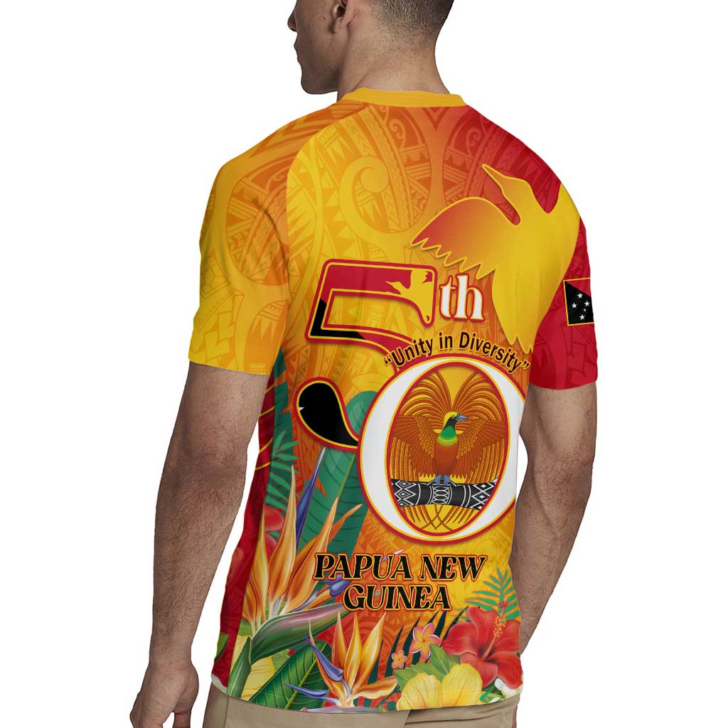 Papua New Guinea Independence Day Rugby Jersey 50th Anniversary Unity in Diversity