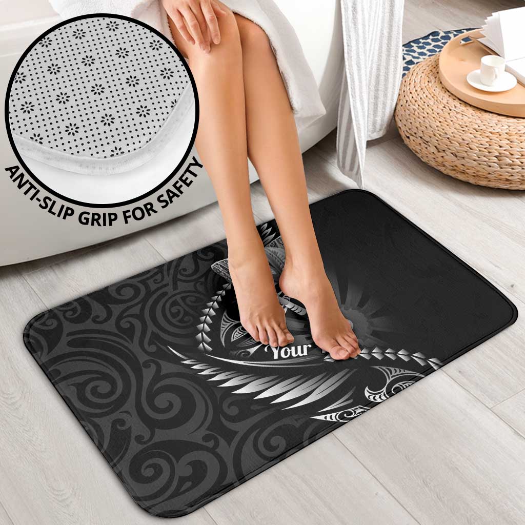 Personalised All Black New Zealand Darts Bathroom Set Aoteroa Fern Maori Galaxy Style - Polynesian Pride