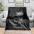 Personalised All Black New Zealand Darts Blanket Aoteroa Fern Maori Galaxy Style