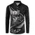 Personalised All Black New Zealand Darts Button Sweatshirt Aoteroa Fern Maori Galaxy Style
