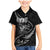 Personalised All Black New Zealand Darts Family Matching Mermaid Dress and Hawaiian Shirt Aoteroa Fern Maori Galaxy Style