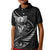 Personalised All Black New Zealand Darts Kid Polo Shirt Aoteroa Fern Maori Galaxy Style