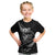 Personalised All Black New Zealand Darts Kid T Shirt Aoteroa Fern Maori Galaxy Style