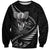 Personalised All Black New Zealand Darts Sweatshirt Aoteroa Fern Maori Galaxy Style