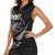 Personalised All Black New Zealand Darts Women Sleeveless Polo Shirt Aoteroa Fern Maori Galaxy Style