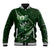 Personalised All Green New Zealand Darts Baseball Jacket Aoteroa Fern Maori Galaxy Style