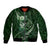 Personalised All Green New Zealand Darts Bomber Jacket Aoteroa Fern Maori Galaxy Style