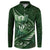 Personalised All Green New Zealand Darts Button Sweatshirt Aoteroa Fern Maori Galaxy Style