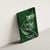 Personalised All Green New Zealand Darts Canvas Wall Art Aoteroa Fern Maori Galaxy Style