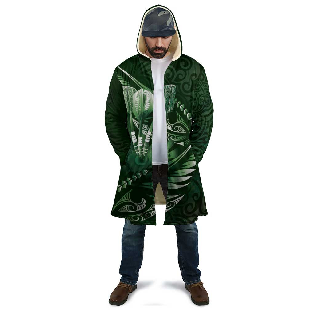 Personalised All Green New Zealand Darts Cloak Aoteroa Fern Maori Galaxy Style - Polynesian Pride