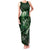 Personalised All Green New Zealand Darts Family Matching Tank Maxi Dress and Hawaiian Shirt Aoteroa Fern Maori Galaxy Style