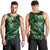 Personalised All Green New Zealand Darts Men Tank Top Aoteroa Fern Maori Galaxy Style