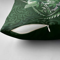Personalised All Green New Zealand Darts Pillow Cover Aoteroa Fern Maori Galaxy Style - Polynesian Pride