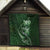 Personalised All Green New Zealand Darts Quilt Aoteroa Fern Maori Galaxy Style