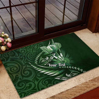 Personalised All Green New Zealand Darts Rubber Doormat Aoteroa Fern Maori Galaxy Style