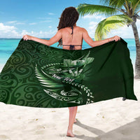 Personalised All Green New Zealand Darts Sarong Aoteroa Fern Maori Galaxy Style