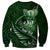 Personalised All Green New Zealand Darts Sweatshirt Aoteroa Fern Maori Galaxy Style