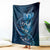 Personalised All Blue New Zealand Darts Blanket Aoteroa Fern Maori Galaxy Style