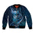 Personalised All Blue New Zealand Darts Bomber Jacket Aoteroa Fern Maori Galaxy Style