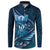 Personalised All Blue New Zealand Darts Button Sweatshirt Aoteroa Fern Maori Galaxy Style