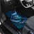 Personalised All Blue New Zealand Darts Car Mats Aoteroa Fern Maori Galaxy Style