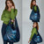 Personalised All Blue New Zealand Darts Grocery Bag Aoteroa Fern Maori Galaxy Style