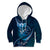Personalised All Blue New Zealand Darts Kid Hoodie Aoteroa Fern Maori Galaxy Style