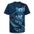 Personalised All Blue New Zealand Darts Rugby Jersey Aoteroa Fern Maori Galaxy Style