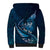 Personalised All Blue New Zealand Darts Sherpa Hoodie Aoteroa Fern Maori Galaxy Style