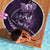 Personalised All Purple New Zealand Darts Beach Blanket Aoteroa Fern Maori Galaxy Style