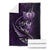 Personalised All Purple New Zealand Darts Blanket Aoteroa Fern Maori Galaxy Style