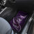 Personalised All Purple New Zealand Darts Car Mats Aoteroa Fern Maori Galaxy Style
