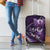 Personalised All Purple New Zealand Darts Luggage Cover Aoteroa Fern Maori Galaxy Style