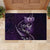 Personalised All Purple New Zealand Darts Rubber Doormat Aoteroa Fern Maori Galaxy Style