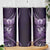 All Purple New Zealand Darts Skinny Tumbler Aoteroa Fern Maori Galaxy Style
