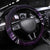 All Purple New Zealand Darts Steering Wheel Cover Aoteroa Fern Maori Galaxy Style