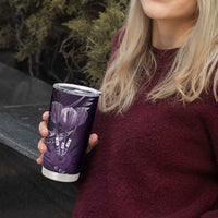 All Purple New Zealand Darts Tumbler Cup Aoteroa Fern Maori Galaxy Style